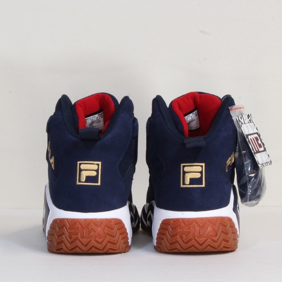 FILA MB Men's Blue Suede MB Jamal Mashburn Sneaker NWT - Picture 5 of 9